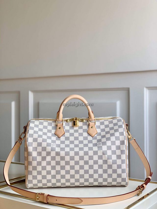 LOUIS VUITTON-N41372 루이비통 다미에 아주르 스피디 반둘리에 35