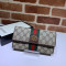 GUCCI-557803 구찌 GG 수프림 캔버스 Three Little Pigs 콘티넨탈 월릿