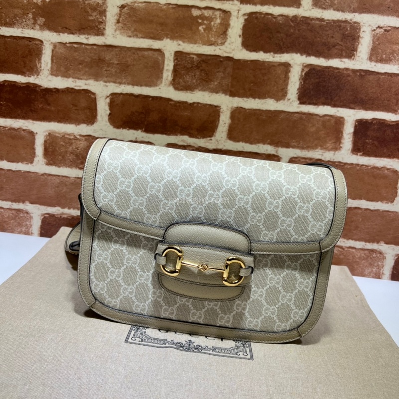 GUCCI-602204 9683 구찌 오트밀 구찌 홀스빗 1955 스몰 핸드백