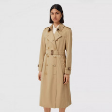 BURBERRY - 버버리 80279231 미드 렝스 켄징턴 헤리티지 트렌치코트 (여성)