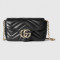 GUCCI-구찌 841290 AAFAX 1000 블랙 가죽 GG 마몽 미니 숄더백
