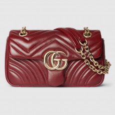 GUCCI-구찌 837280 AAE38 6207 레드 GG 마몽 스몰 숄더백
