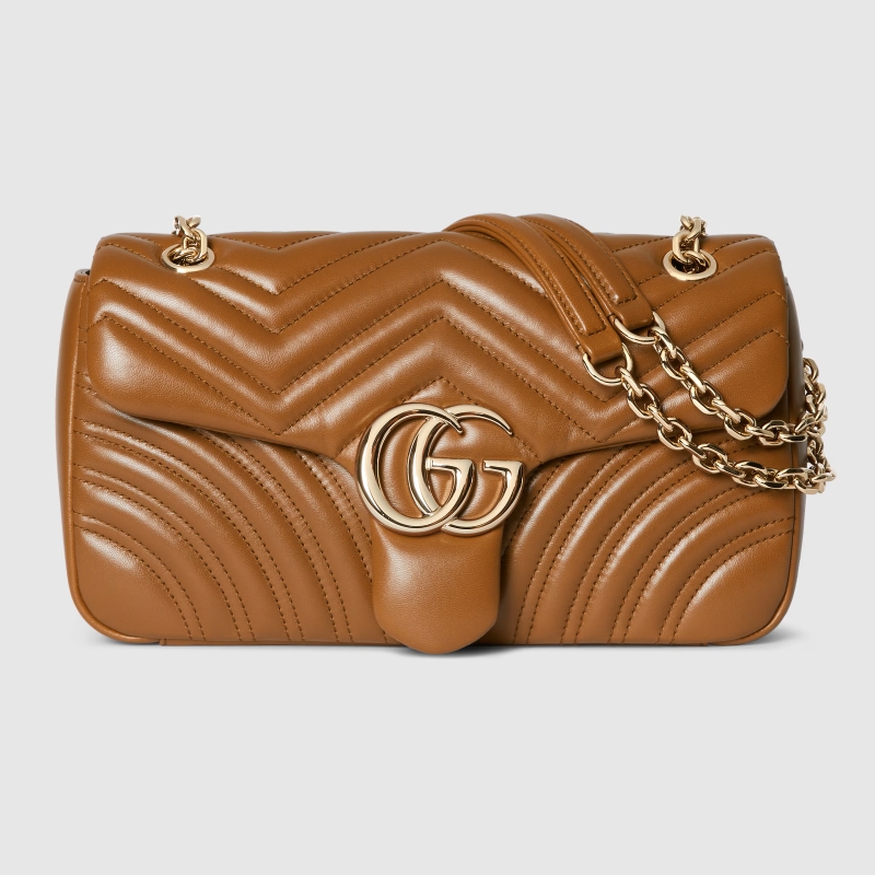 GUCCI-구찌 837267 AAE38 2718 브라운 GG 마몽 미디엄 숄더백