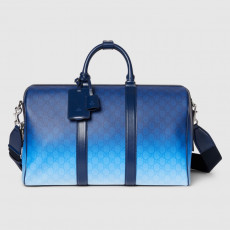 GUCCI-구찌 ‎835688 FAERN 8475 그라데이션 블루 구찌 크로마 미디엄 더플백