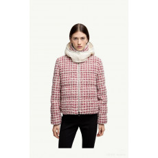 몽클레어-MONCLER K20931A00246598YN Andronne 트위드 후드 쇼트 다운 재킷