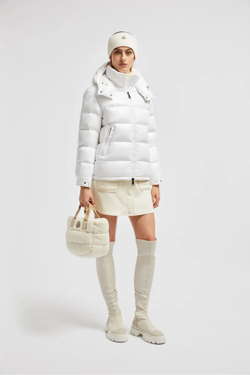 몽클레어-MONCLER K20931A0014268950 Maire Hooded Short Down Jacket