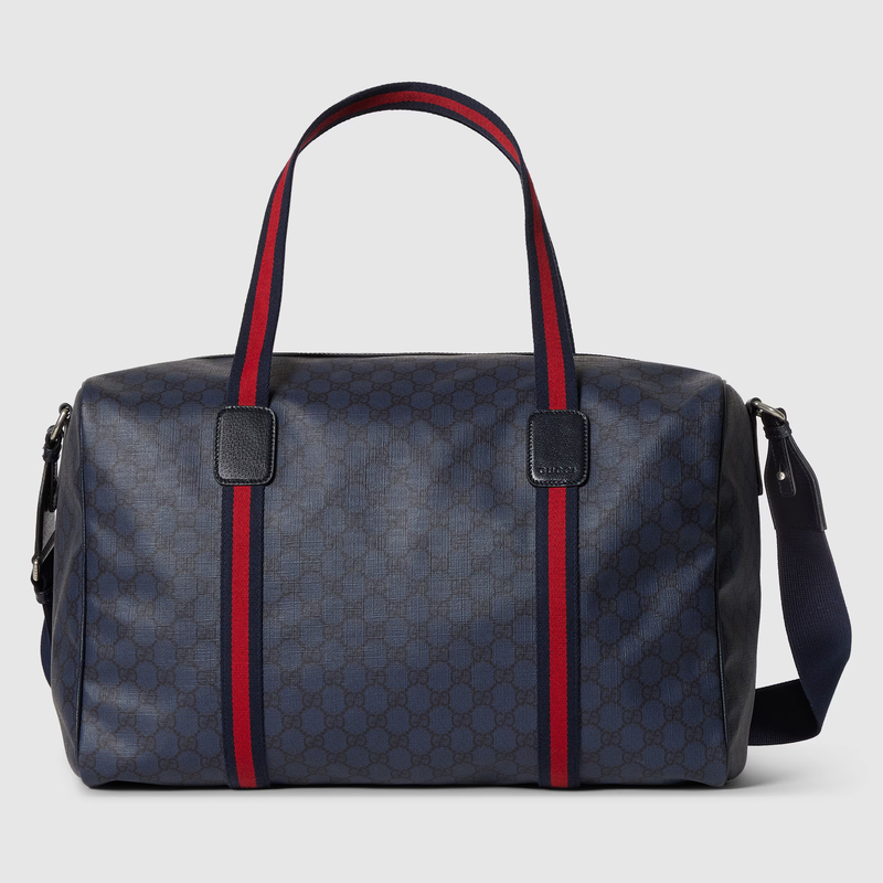 GUCCI-구찌 799871 FAEV0 8471 다크 블루 웹(Web) 디테일 미디엄 더플