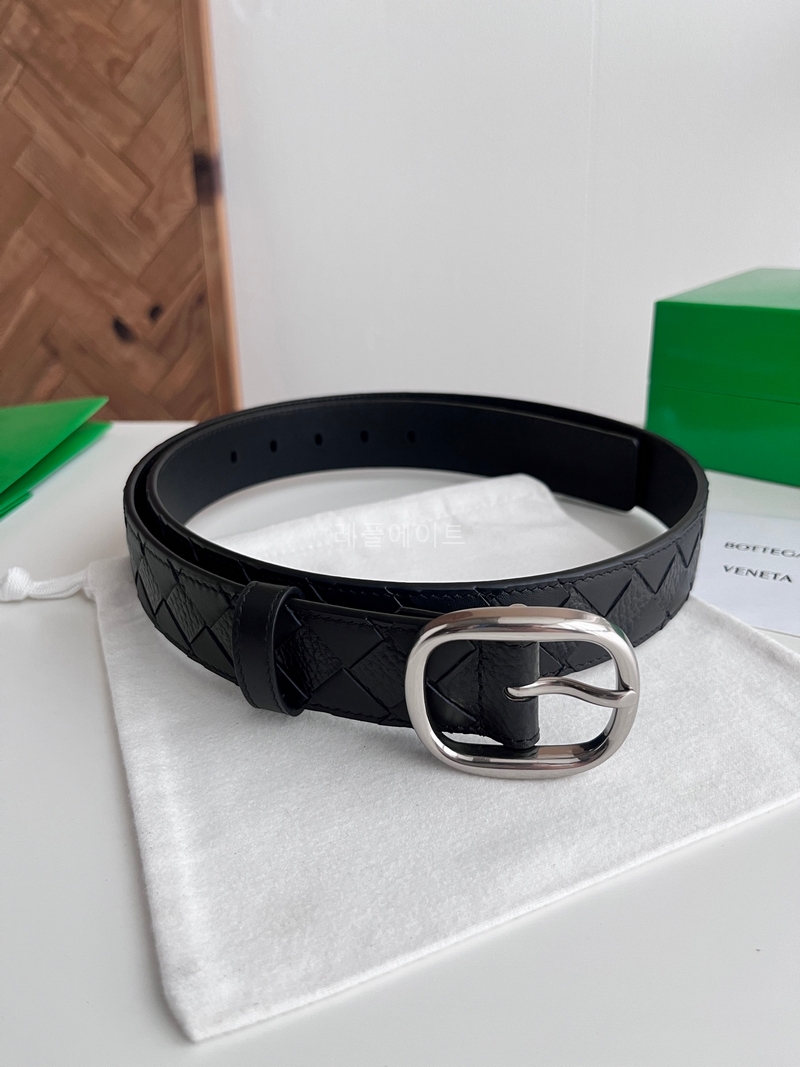 보테가 베네타 - BOTTEGA VENETA 인트레차토 벨트 (3.5CM)