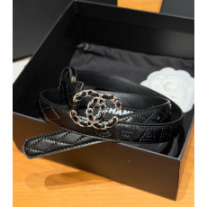 CHANEL-샤넬 가족 벨트 Quilted Lambskin Belt (20mm)
