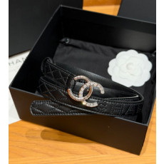 CHANEL-샤넬 가족 벨트 Quilted Lambskin Belt (20mm)
