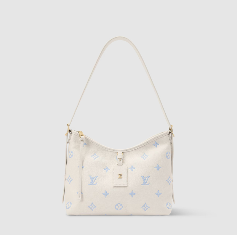 LOUIS VUITTON-루이비통 M27573 모노그램 앙프렝뜨 캐리올 PM 밀키화이트&블루