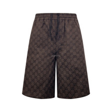 GUCCI - 구찌 810782 ZAM7G 2063 GG 캔버스 리넨 블렌드 쇼츠