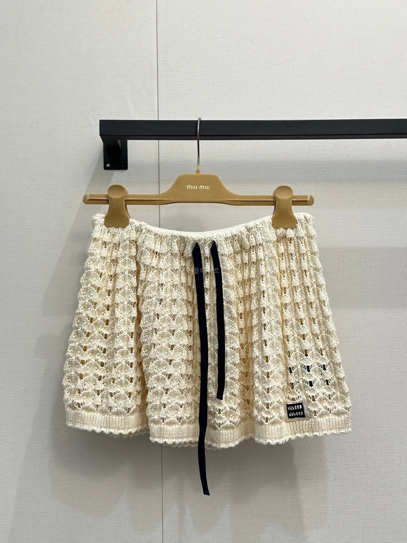 MIUMIU - 미우미우 MMG588_1847_F0018_S_OOO Cotton miniskirt
