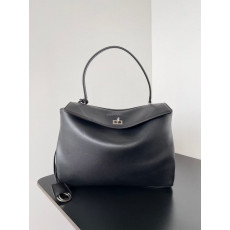발런시아가 BALENCIAGA 7897722AA4U1000 여성 로데오 핸드백 미디엄 블랙