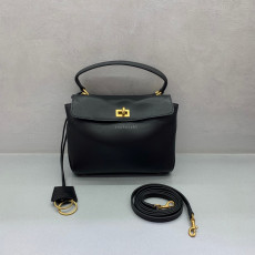 발런시아가 BALENCIAGA 8437122AA4V1000 여성 로데오 핸드백 미니 블랙