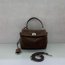 발런시아가 BALENCIAGA 8437122AB4G2308 여성 로데오 핸드백 미니 브라운